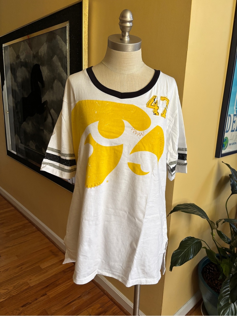 iowa hawkeyes ringer tshirt